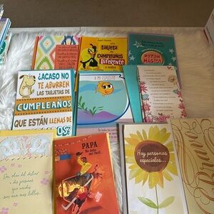 Spanish Colorful Greeting Cards Collection